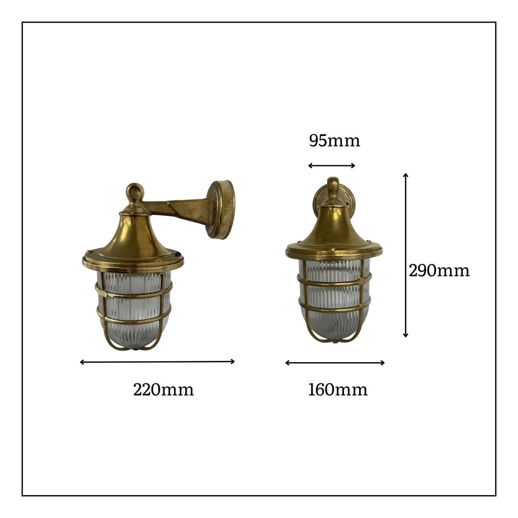Grand Tiller Wall Lantern Dimensions