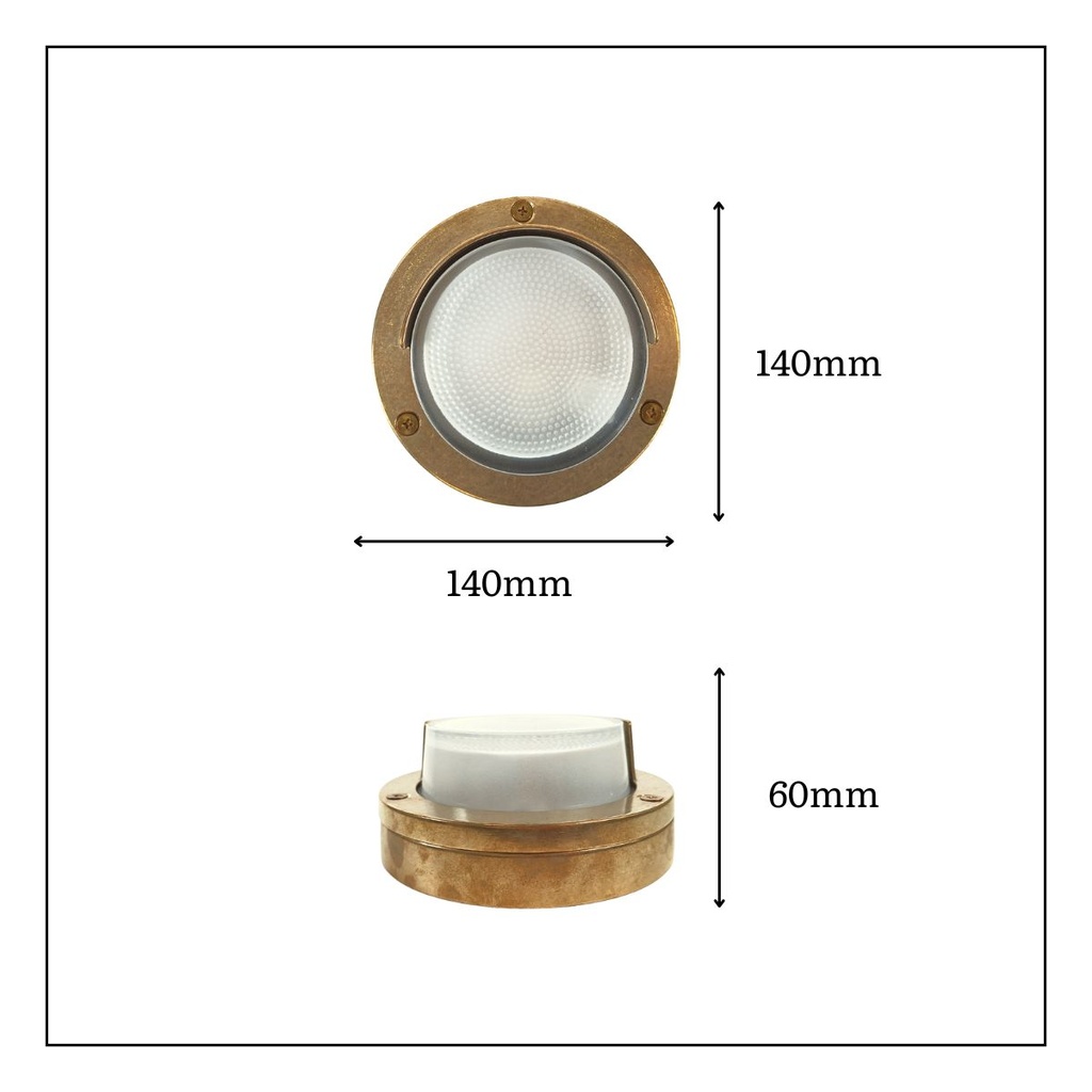 Walkway Eyelid Light Dimensions