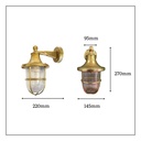 Tiller Wall Lantern Dimensions