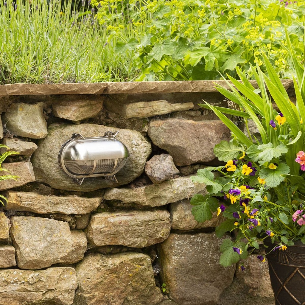 Navigator Palaemon Eyelid Bulkhead Brass Outdoor Light