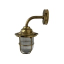 Goose Neck Wall Lantern Quinn Guard Side View