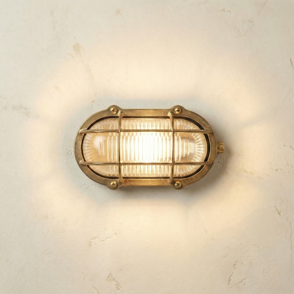 [09605] Merchant Bulkhead (Raw Brass)