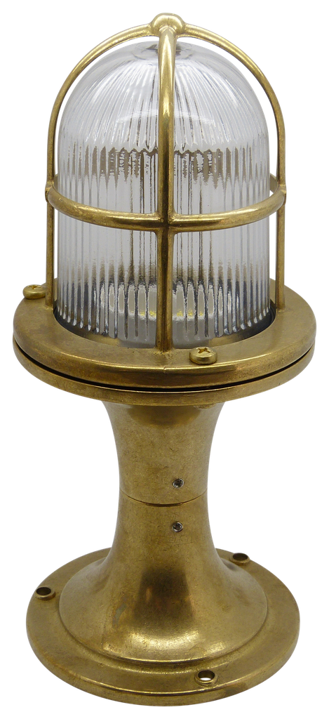 [05845] Wellington Post Lantern (Raw Brass)