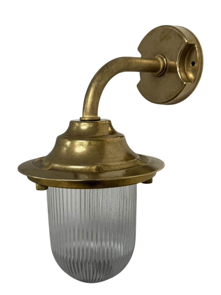 Goose Neck Wall Lantern Plain