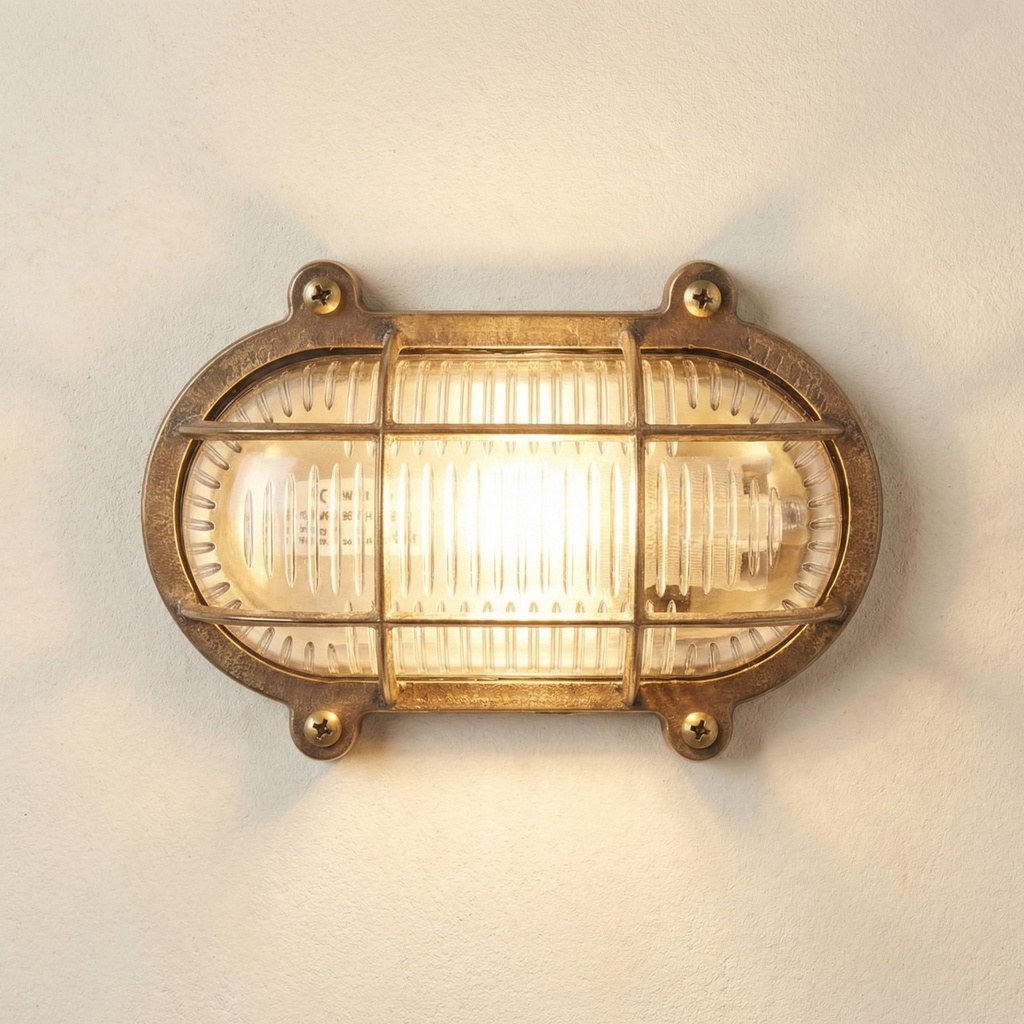 [09781] Merchant Flush Bulkhead (Raw Brass)